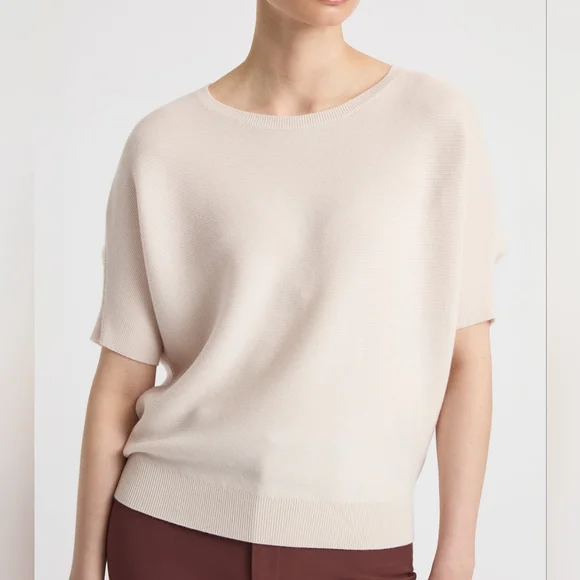The Reset R Label Essential Pullover Sweater 100% Wool - Ivory Size S/M - Picture 15 of 16